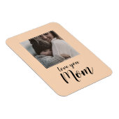 Magnet für personalisiertes Foto, Liebe für Mama (Rechte Seite)