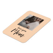 Magnet für personalisiertes Foto, Liebe für Mama (Linke Seite)