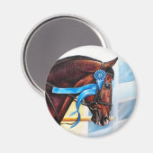 Magnet für Pferde - Braves Herz (Vorderseite/Rückseite)