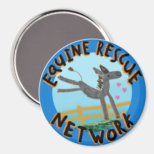 Magnet für Pferde-Rettungsnetze (Vorderseite/Rückseite)