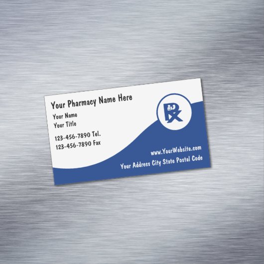Magnet für Pharmacy Business Cards für den Einzelh (Beispiel)