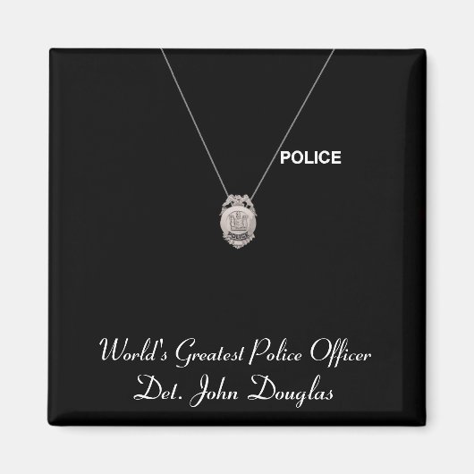 Magnet für Polizeibeamte (Vorne)