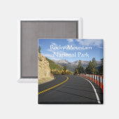 Magnet für Rocky Mountains Nationalpark (Vorderseite/Rückseite)