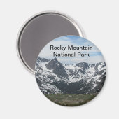 Magnet für Rocky Mountains Nationalpark (Vorderseite/Rückseite)