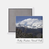 Magnet für Rocky Mountains Nationalpark (Vorderseite/Rückseite)