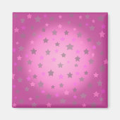 Magnet für rosa und graue Sterne (Vorne)