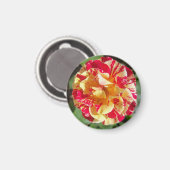 Magnet für Rot- und Gelbvariante Rose (Vorderseite/Rückseite)