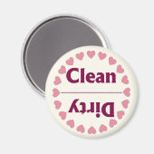 Magnet für saubere Geschirrspüler (Vorderseite/Rückseite)