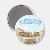 Magnet für saubere oder dreckige Geschirrspüler (Vorderseite/Rückseite)