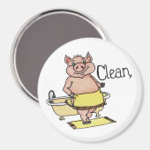 Magnet für Saubere Schweingie Spülmaschine (Vorderseite/Rückseite)