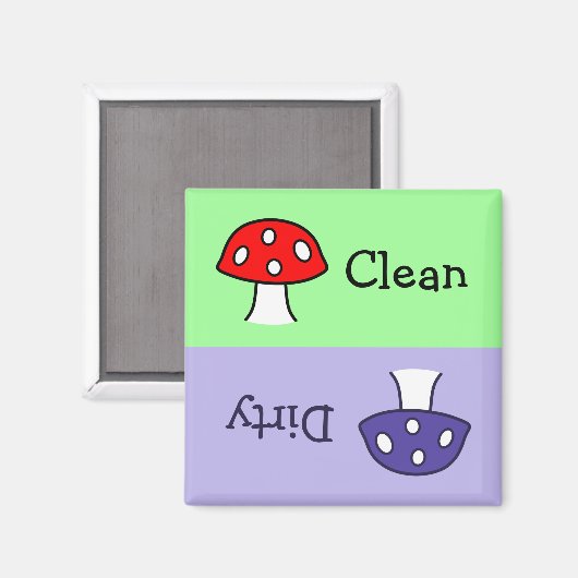 Magnet für Saubere Spülmaschine (Vorderseite/Rückseite)