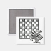 Magnet für Schachstrategie (Vorderseite/Rückseite)