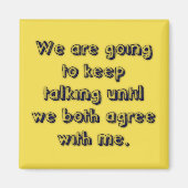 Magnet für schlechte Kommunikation (Vorne)