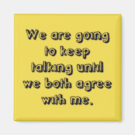 Magnet für schlechte Kommunikation (Vorne)