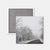 Magnet für Schnee und Eisstraße 1 (Vorderseite/Rückseite)