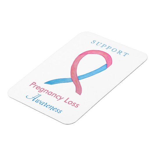Magnet für Schwangerschaft und Verlust Bewusstsein (Linke Seite)