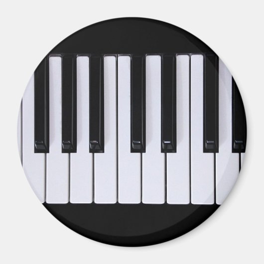 Magnet für Schwarz-Weiß-Piano-Keys (Vorne)