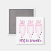 Magnet für Schweine (Vorderseite/Rückseite)