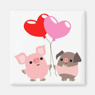 Magnet für Schweine (Cartoon)