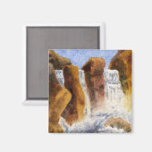 Magnet für Seen, Bäche, Straßen und Flüsse (Vorderseite/Rückseite)