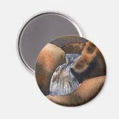 Magnet für Seen, Bäche, Straßen und Flüsse (Vorderseite/Rückseite)