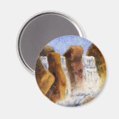 Magnet für Seen, Bäche, Straßen und Flüsse (Vorderseite/Rückseite)