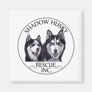 Magnet für Shadow Husky Rescue-Logos