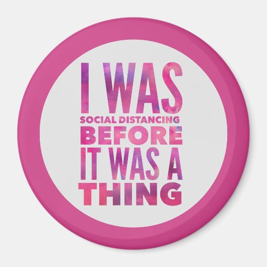 Magnet für soziale Distanzierung von Späßen (Vorne)