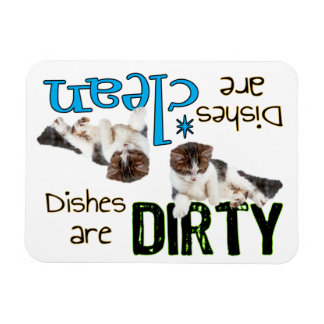 Magnet für spielerische Cat Rectangle Geschirrspül