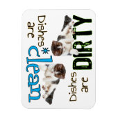 Magnet für spielerische Cat Rectangle Geschirrspül (Vertikal)