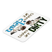 Magnet für spielerische Cat Rectangle Geschirrspül (Linke Seite)