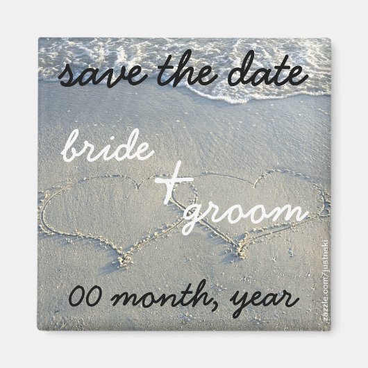 Magnet für Strandherzen (Vorne)