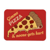 Magnet für Text- und Farbpizza-Slip (Horizontal)