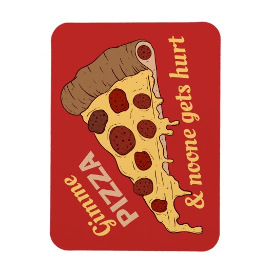 Magnet für Text- und Farbpizza-Slip (Vertikal)