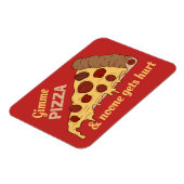 Magnet für Text- und Farbpizza-Slip (Linke Seite)