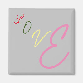 Magnet für typografische Liebe