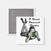 Magnet für verbotene Bücher (Vorderseite/Rückseite)