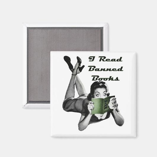 Magnet für verbotene Bücher (Vorderseite/Rückseite)