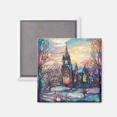 Magnet für verkettete Glass Church (Vorderseite/Rückseite)