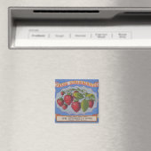 Magnet für Vintage Erdbeeren (In Situ (Geschirrspüler))