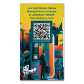 Magnet für Visitenkarten-Set (Vorderseite Vertikal)