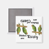 Magnet für Vogelliebhaber (Vorderseite/Rückseite)