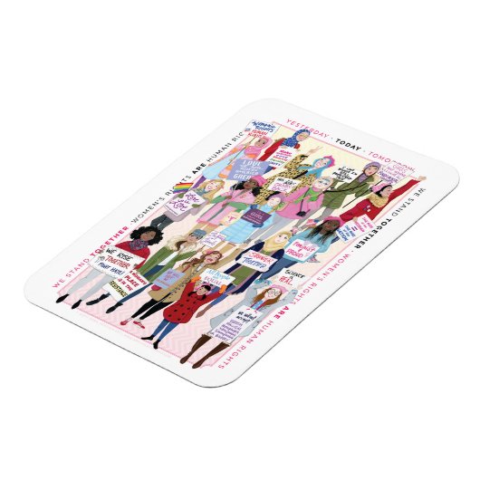 Magnet für weibliche März (Linke Seite)