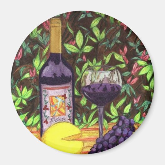 Magnet für Wein und Käse (Vorne)