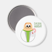 Magnet für Wissenschafts-Labrador (Vorderseite/Rückseite)