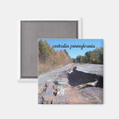 Magnet für Zentralalia-Pennsylvania-Graffiti-Autob (Vorderseite/Rückseite)