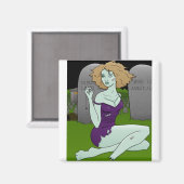 Magnet für Zombie (Vorderseite/Rückseite)