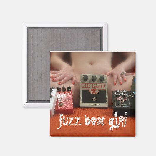 Magnet- Fuzz für den Kühlschrank Magnet (Vorderseite/Rückseite)