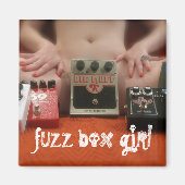 Magnet- Fuzz für den Kühlschrank Magnet (Vorne)