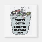 Magnet "Garbage Out" (Vorne)